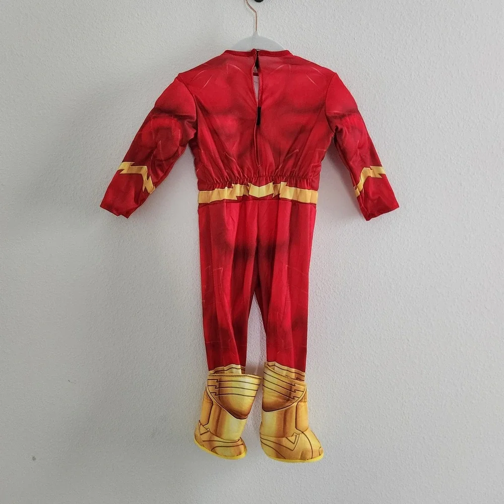 DC Comics The Flash Muscle Chest Costume Toddler Boys Size 2T